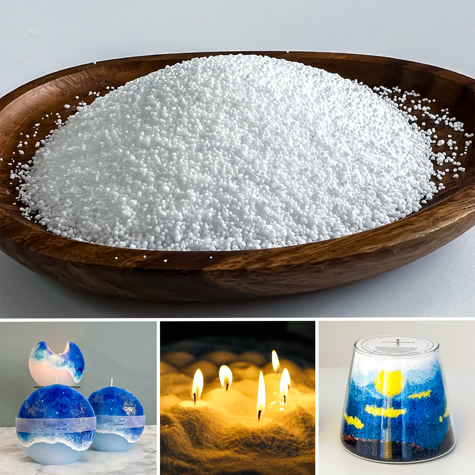 Candle Making Party - 500g-1kg Sand Wax Ice Flower Wax