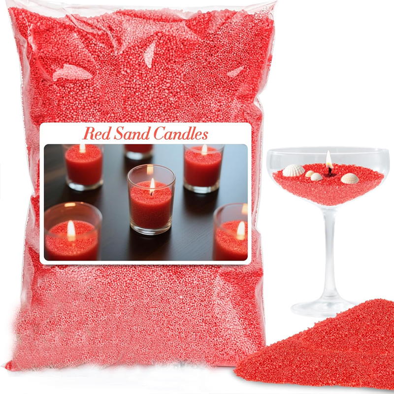 Candle Making Party - 100G Green White Red Sand Pearled