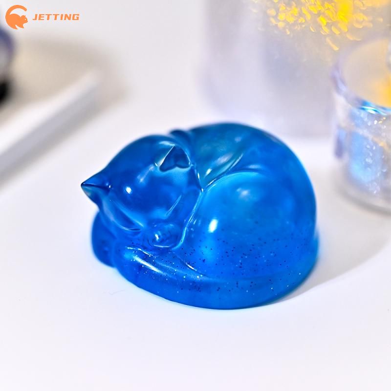 Candle Mold Silicone - 1PCS Sleeping Cat Dog Ornament Silicone