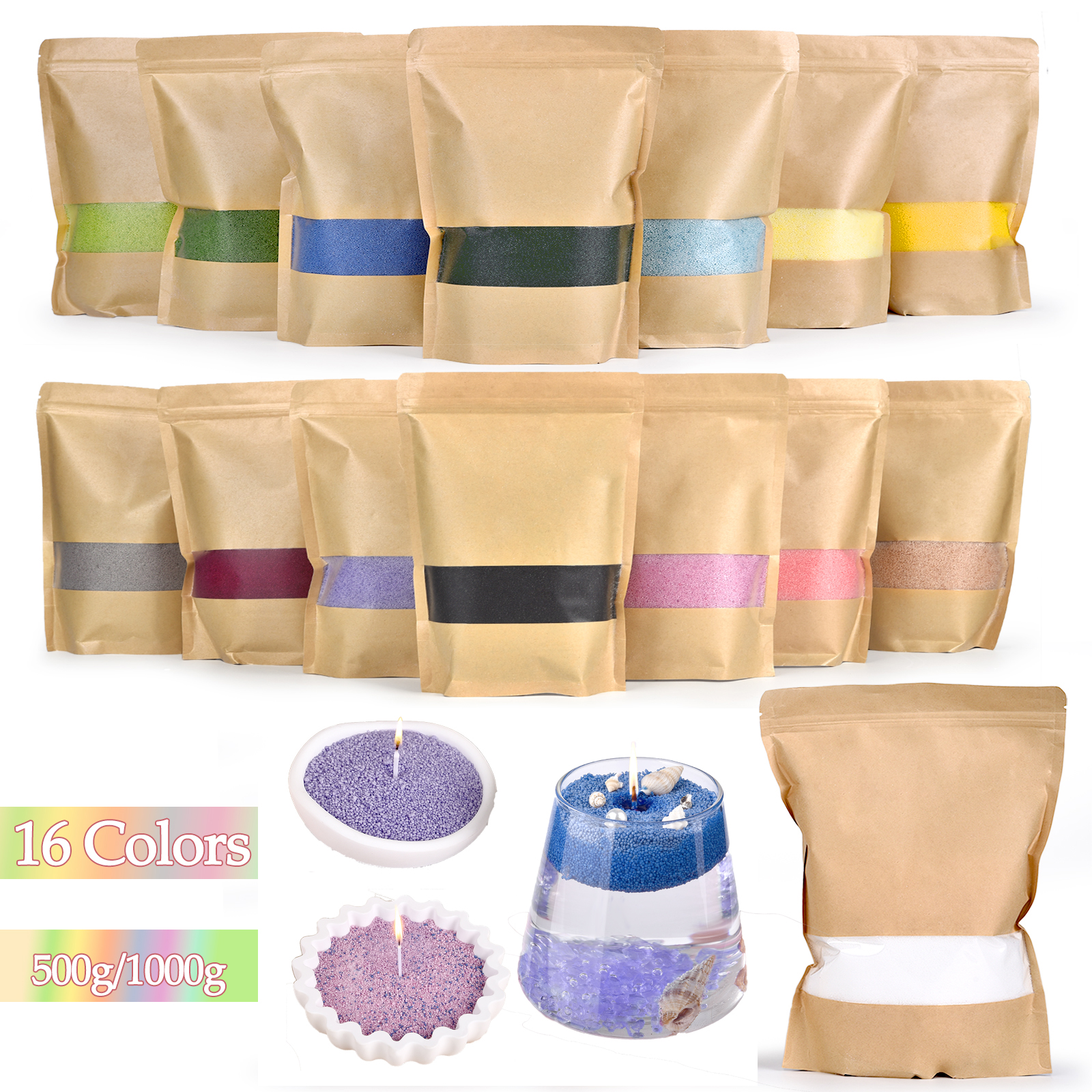 Candle Making Material Wholesale - 500g-1kg Sand Wax Ice Flower Wax