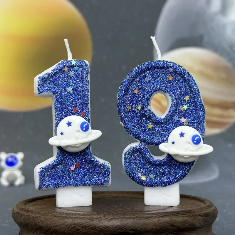 Candle Making Kit For Kids - Boys Birthday Number Candle Cake Topper