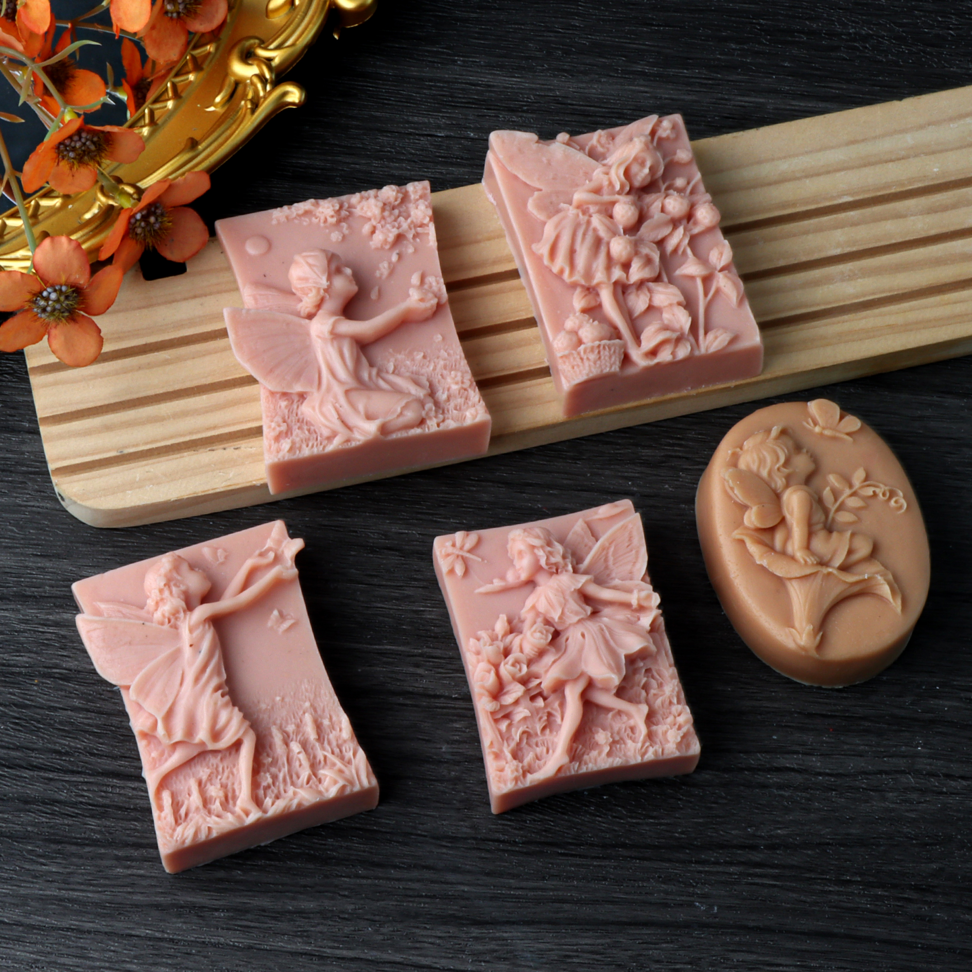 Candle Making Party - Flower Fairy Silicone Soap Mold DIY