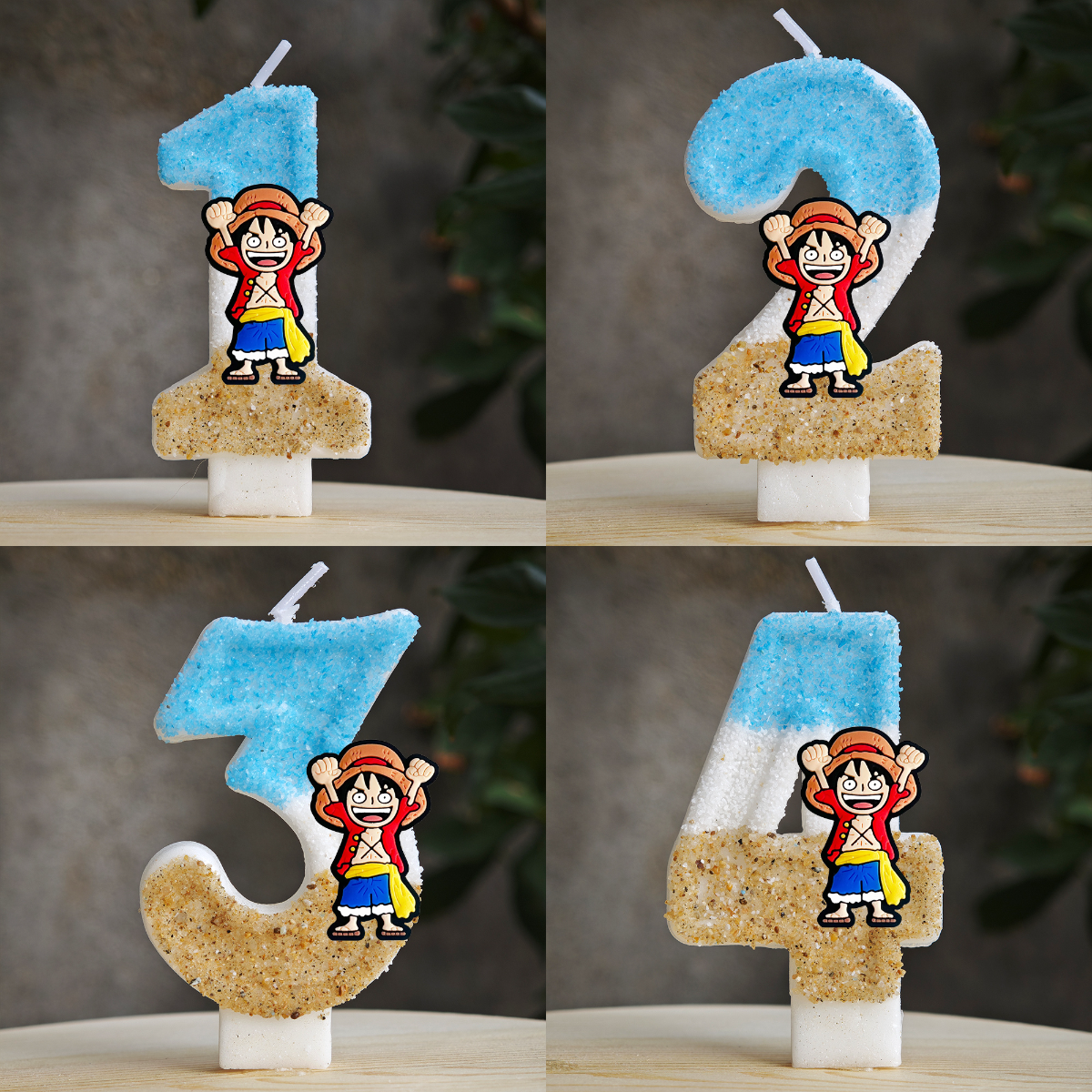 Candle Making Kit For Kids - One Piece Luffy Figure Birthday Candles
