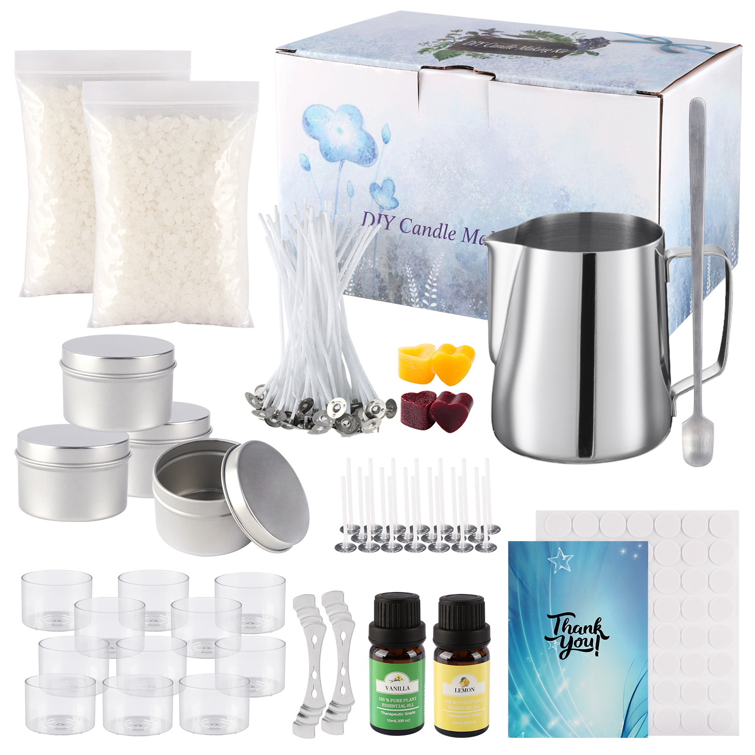 Candle Making Kit For Kids - Simple DIY candle-making set, easy to