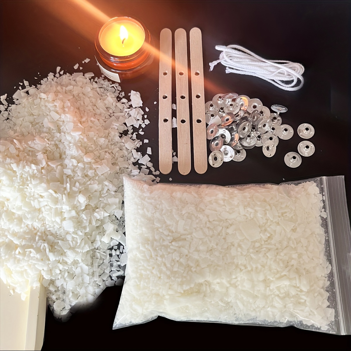 Candle Making Kit For Kids - Candle Making Kits 100G Soy Wax
