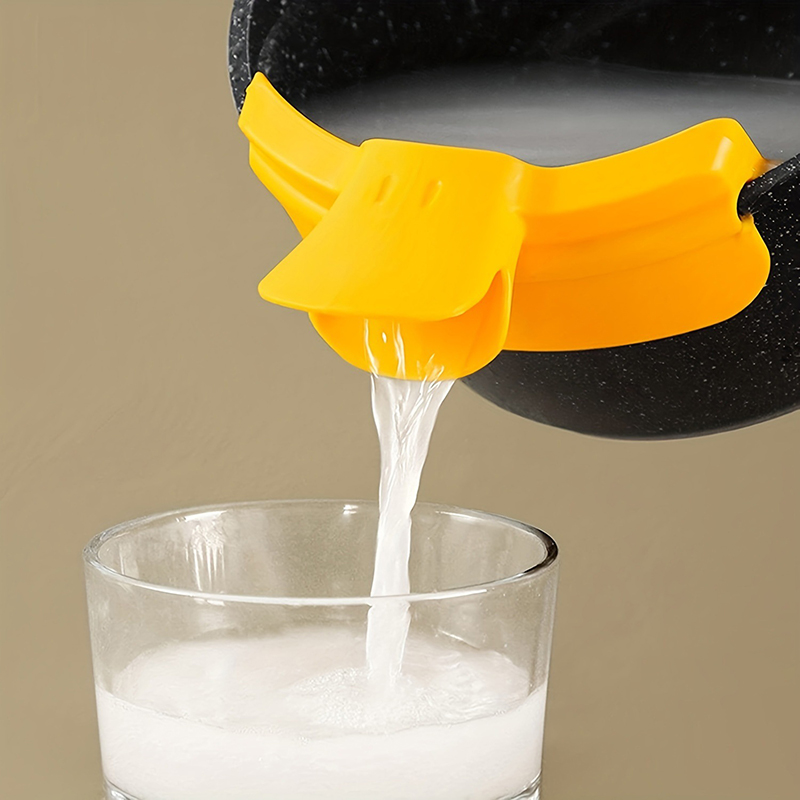 Pour Pot Aluminum - Cute Duckbill Shape Silicone Pot Side