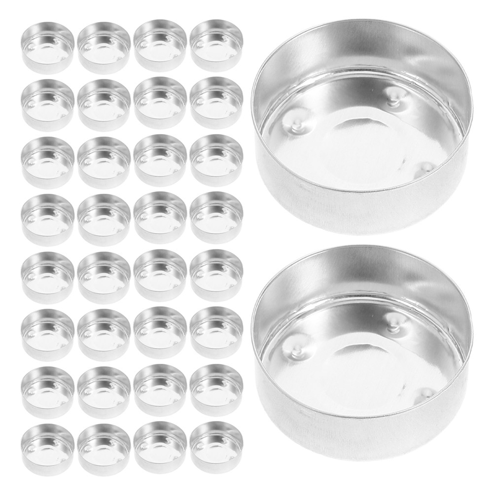 Candle Making Diy - 120Pcs Aluminum Holders for DIY Making