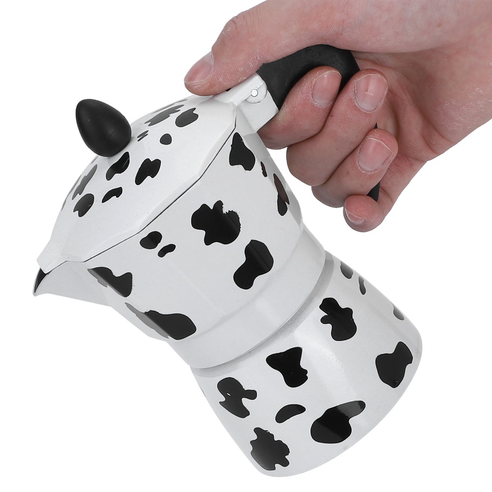 Pour Pot Aluminum - Coffee Brewing Milk Cow Color Aluminium