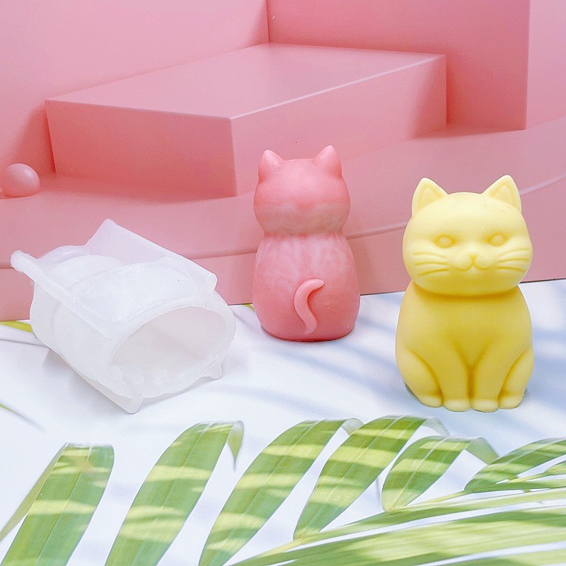 3D Fat Cat  Animal Silicone Ca – Candle Making Fat recenzja i cena