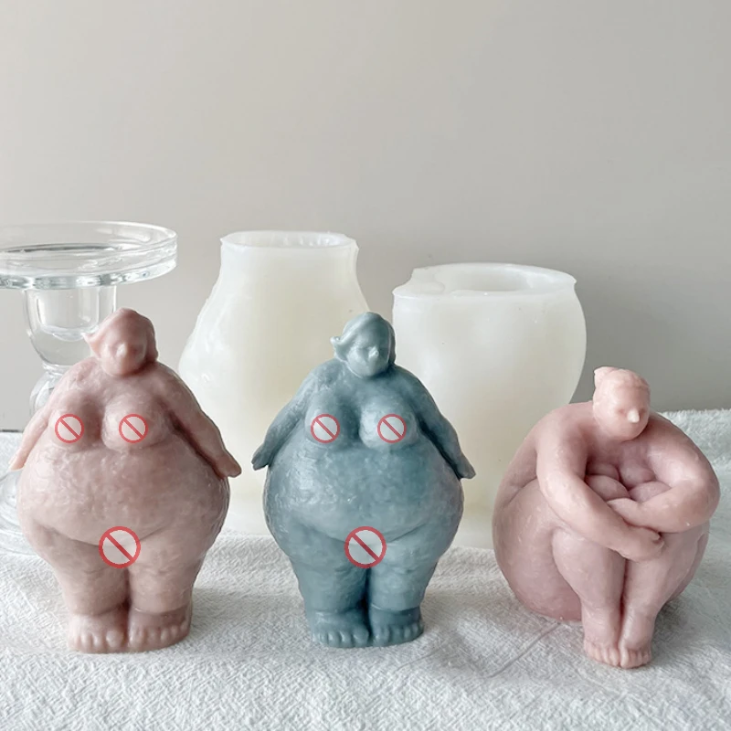 Abstract Human Body Candle Sil – Candle Making Fat recenzja i cena