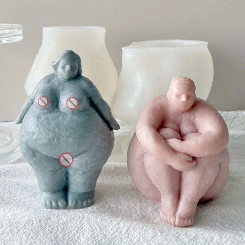Abstract Human Body Candle Sil – Candle Making Fat recenzja i cena