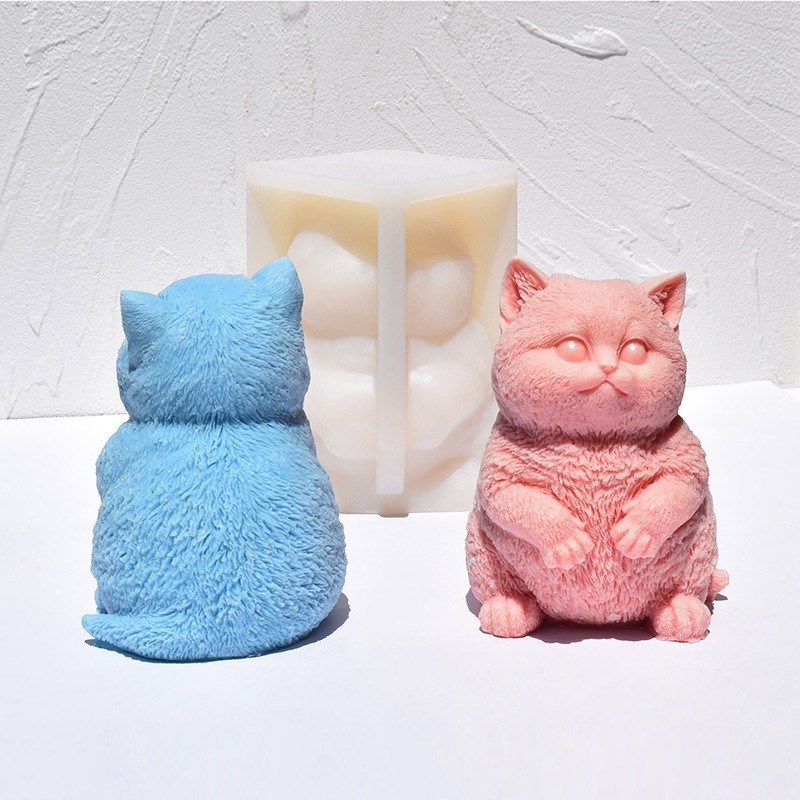 3D Fat Cat Silicone Candle Mol – Candle Making Fat recenzja i cena