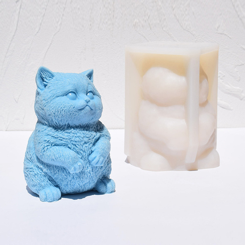 3D Fat Cat Silicone Candle Mol – Candle Making Fat recenzja i cena