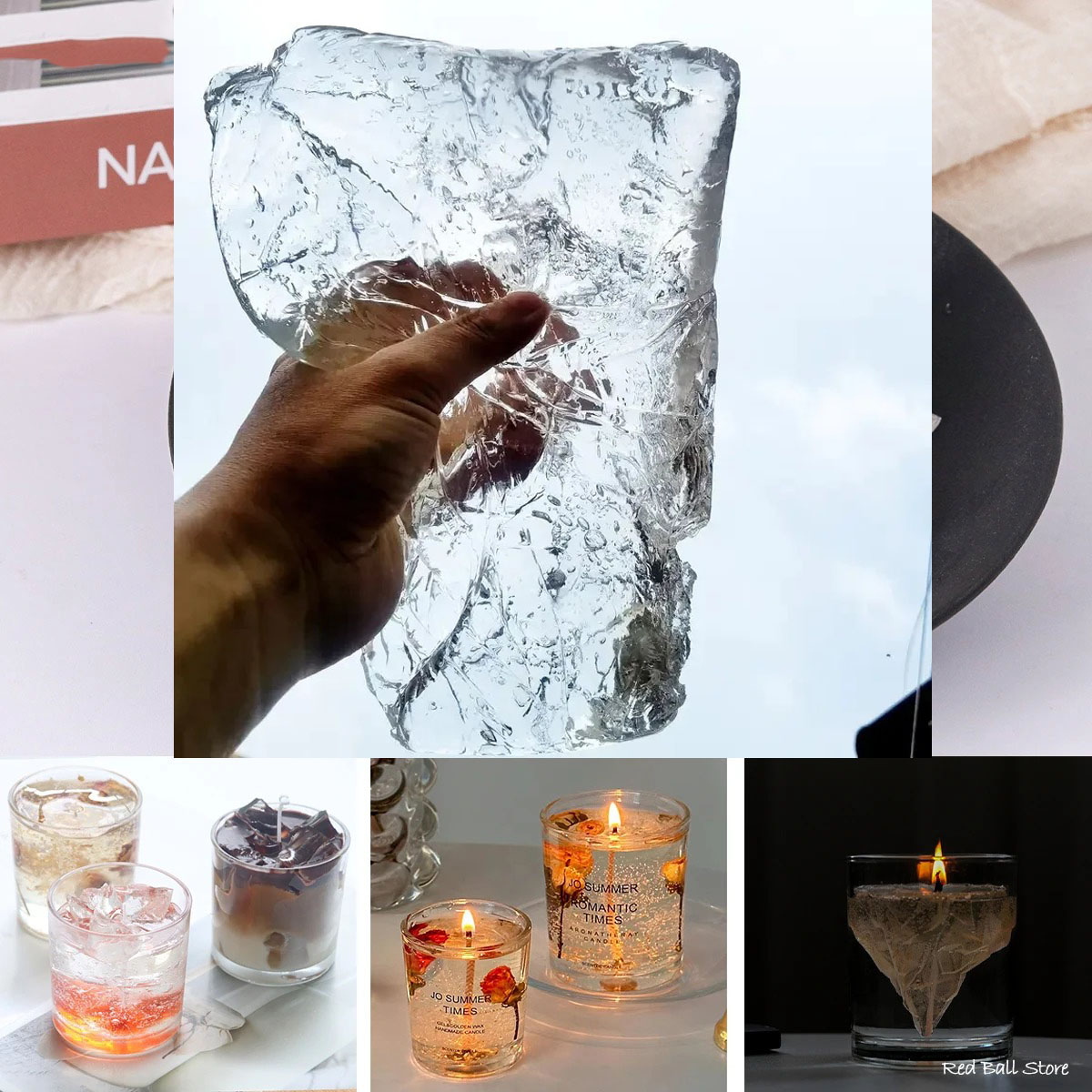 100G Jelly Wax Wholesale DIY H – Candle Making Material Wholesale recenzja i cena