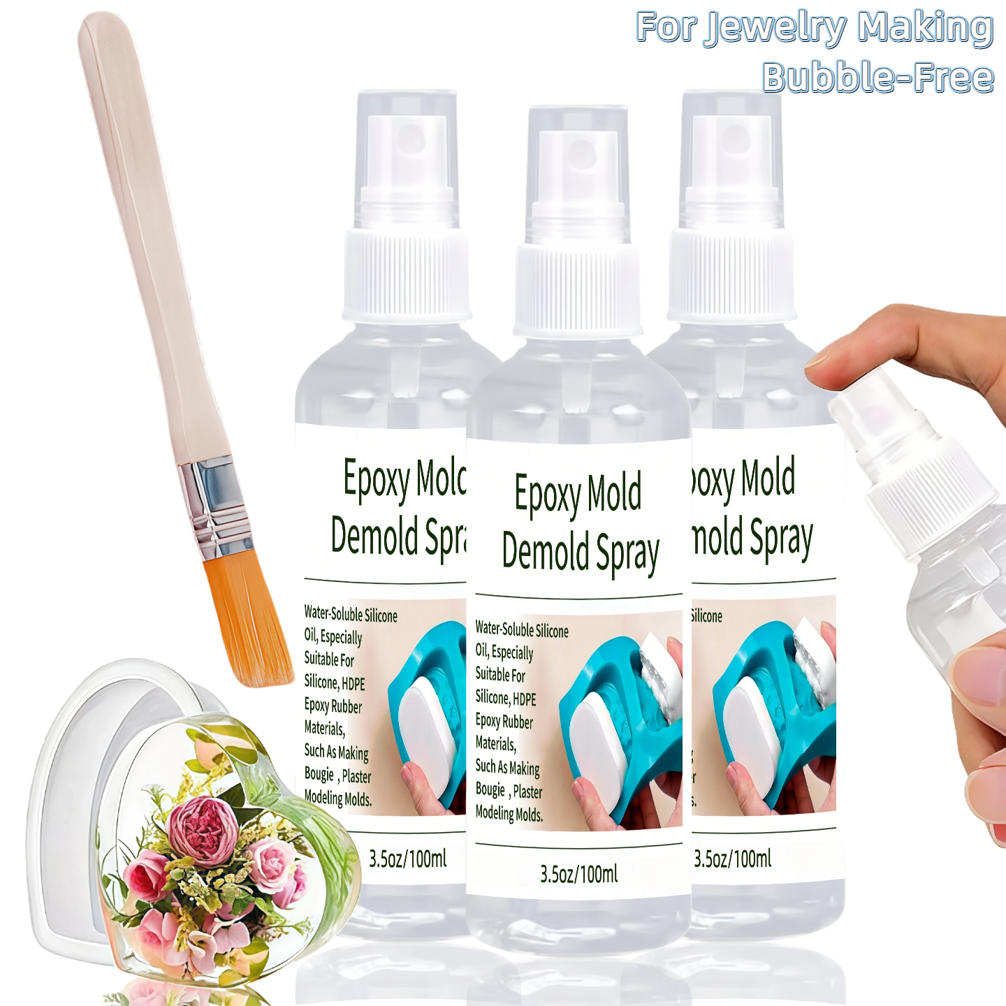 Epoxy Mold Demold Spray, Fast- – Candle Mold Silicone recenzja i cena