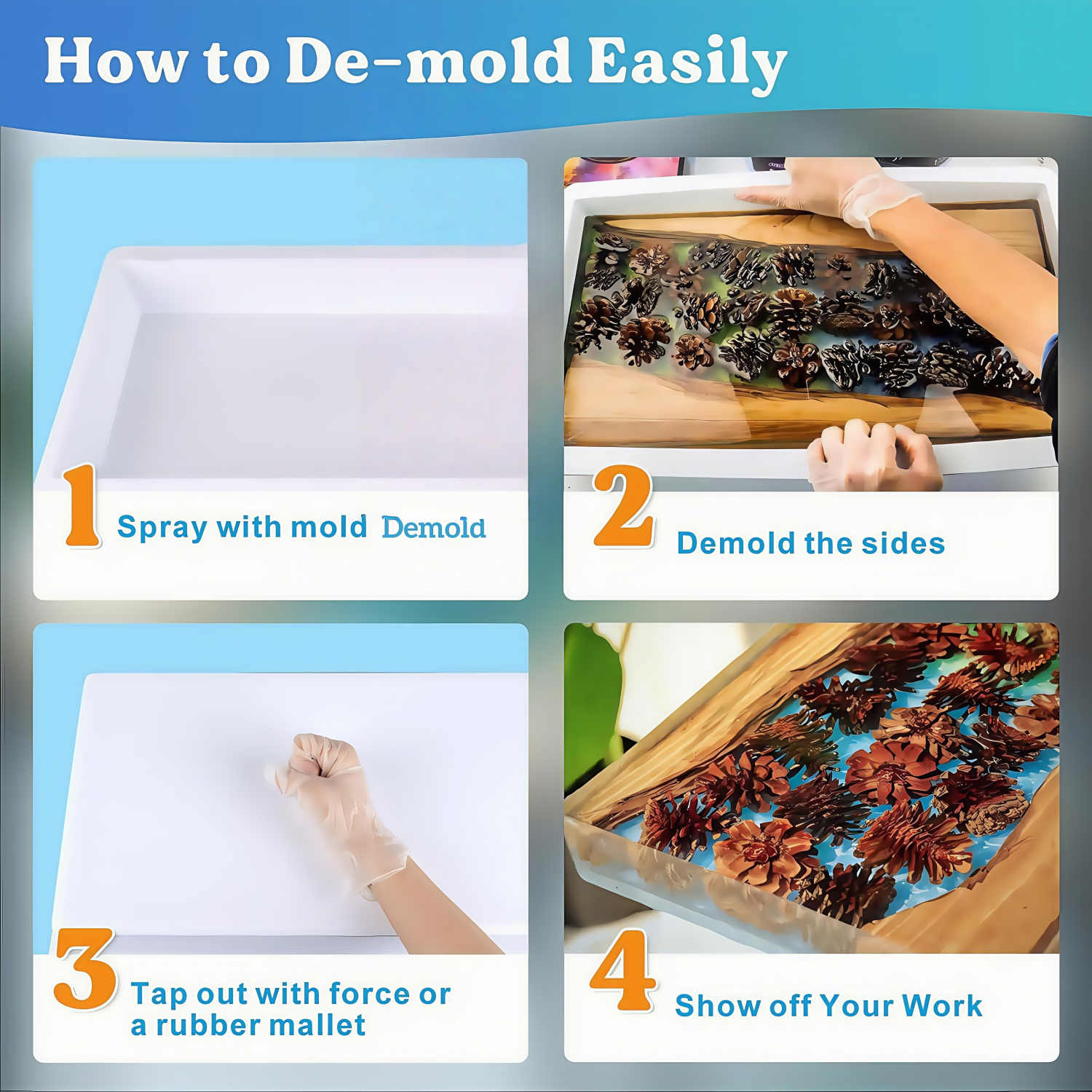 Epoxy Mold Demold Spray, Fast- – Candle Mold Silicone recenzja i cena