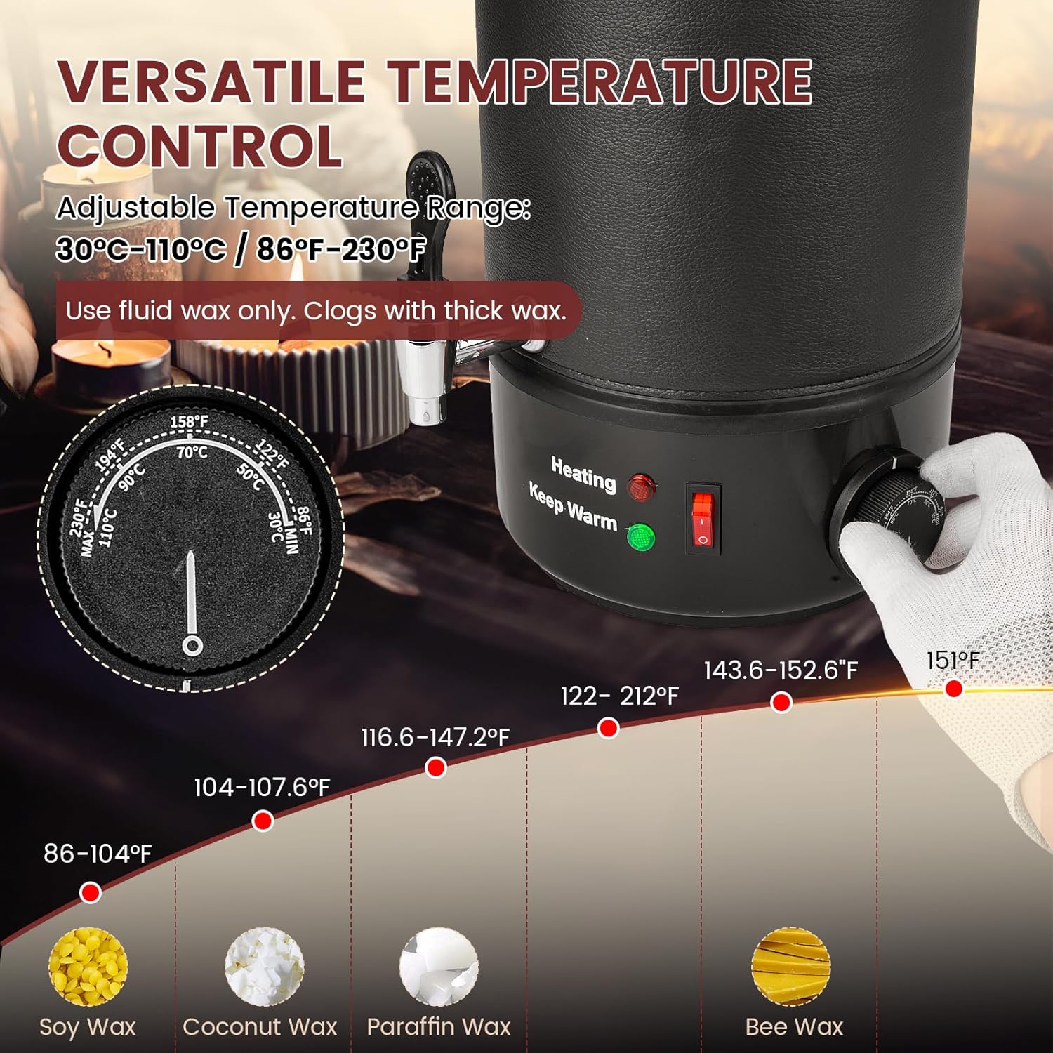 8L Wax Melter for Candle Makin – Candle Making Tempe recenzja i cena