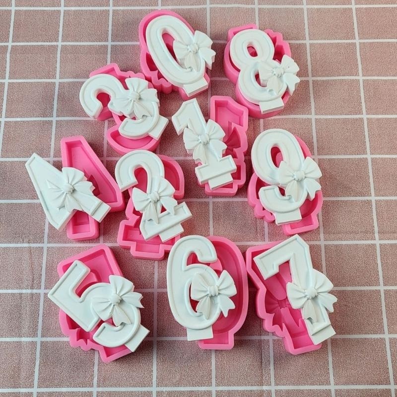 New Bowknot Number Birthday Ca – Candle Making Party recenzja i cena
