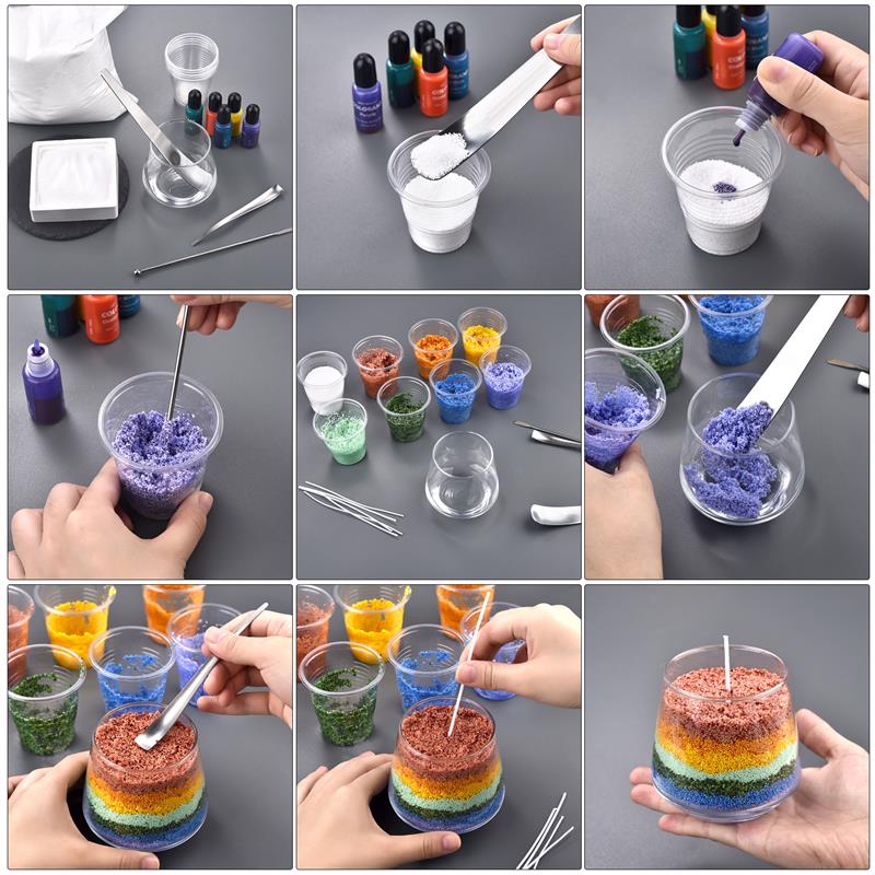 50g Sand Wax Ice Flower Wax Wh – Candle Making Material Wholesale recenzja i cena