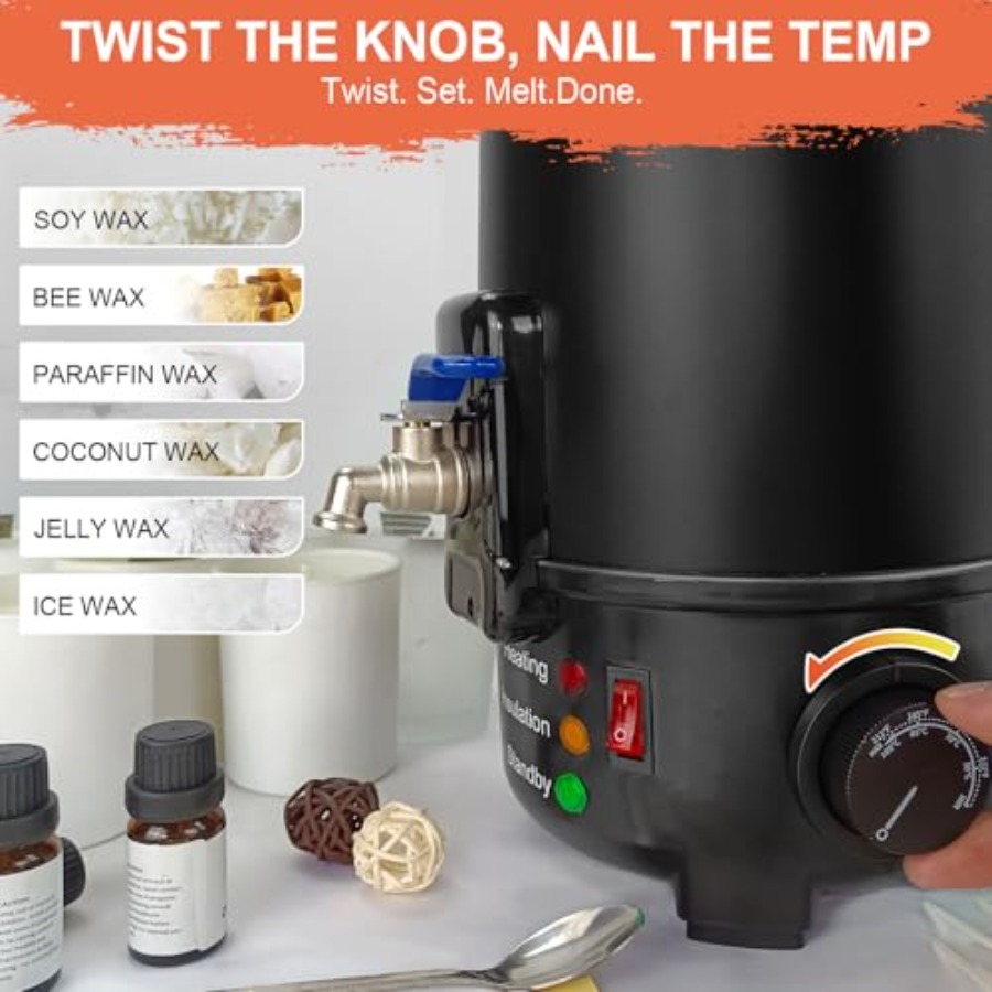 Leerie M4 8Lbs Wax Melter for  – Candle Making Tempe recenzja i cena