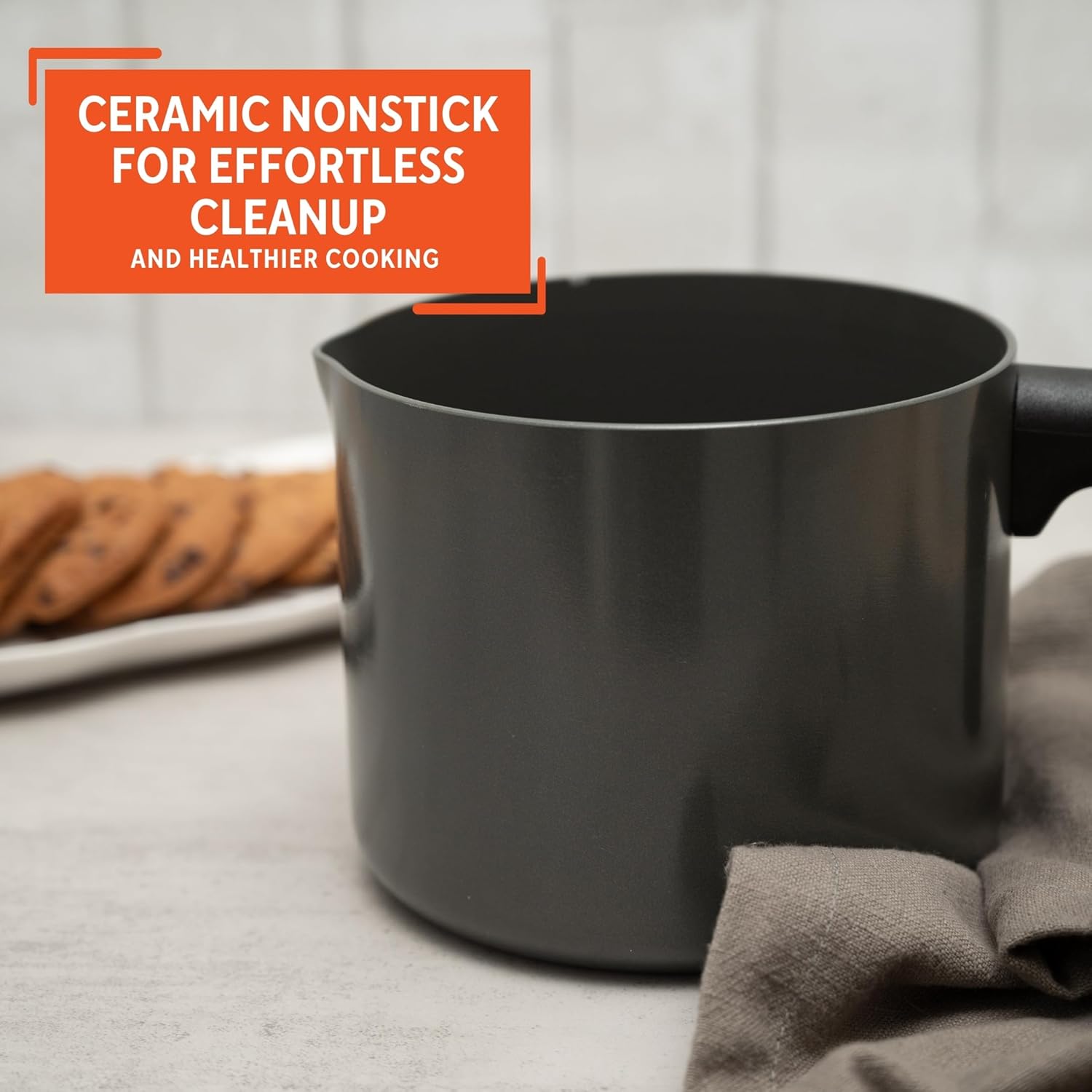 IMUSA 1.3 Qt Ceramic NonStick  – Pour Pot Aluminum recenzja i cena