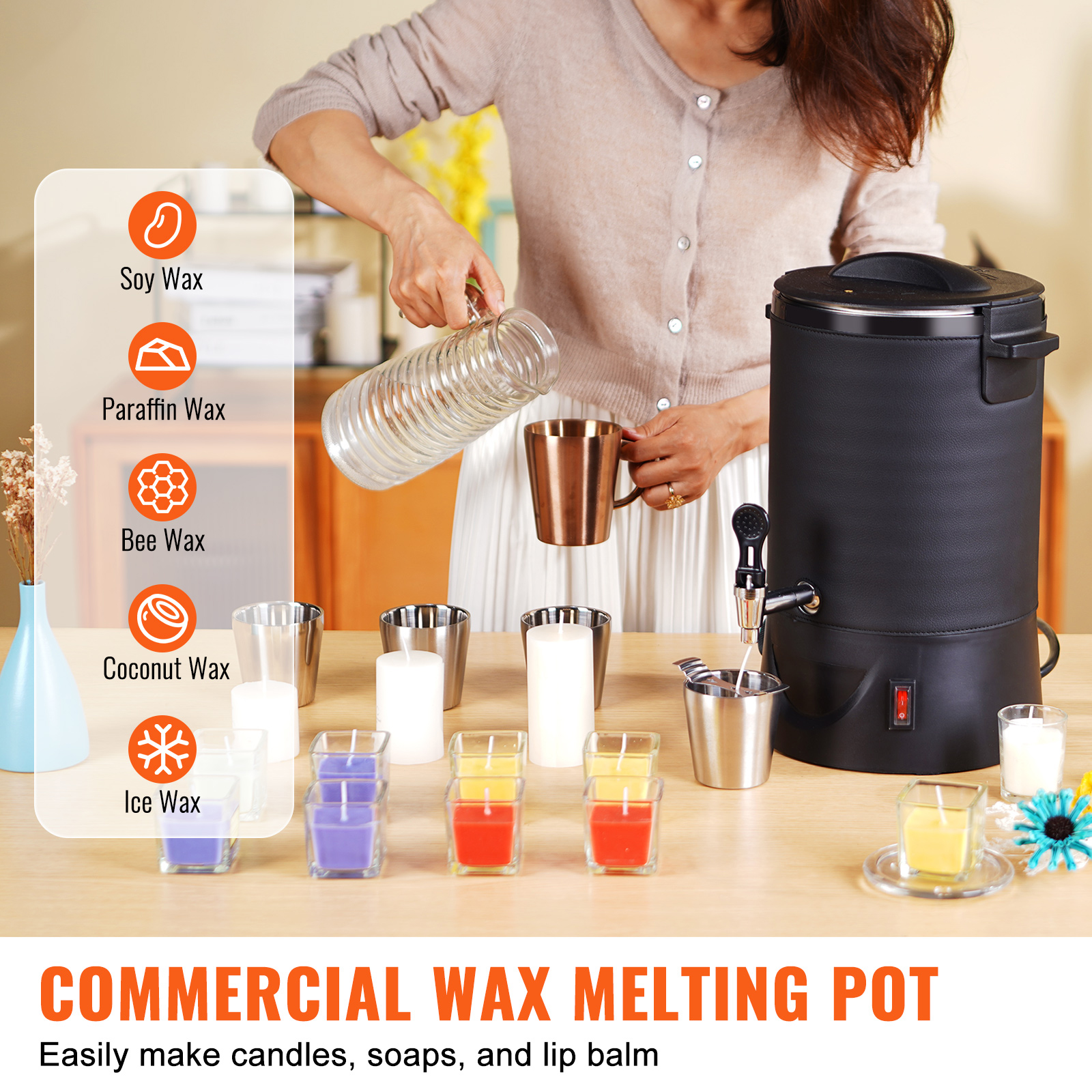 6.5L 10L Wax Melter for Candle – Pour Pot Aluminum recenzja i cena