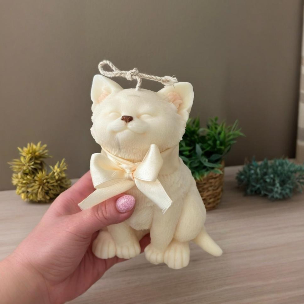 Smile Cat Silicone Mold for DI – Candle Making Party recenzja i cena