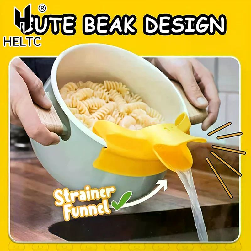 Cute Duckbill Shape Silicone P – Pour Pot Aluminum recenzja i cena