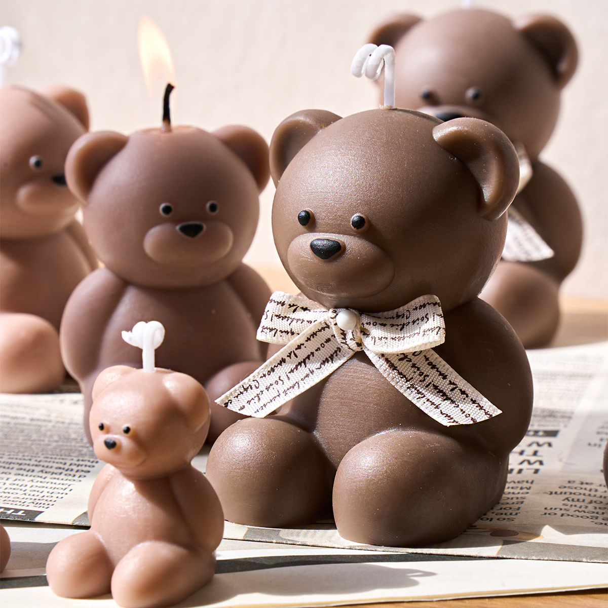 S/M/L Size Bear Silicone Candl – Candle Making Fat recenzja i cena