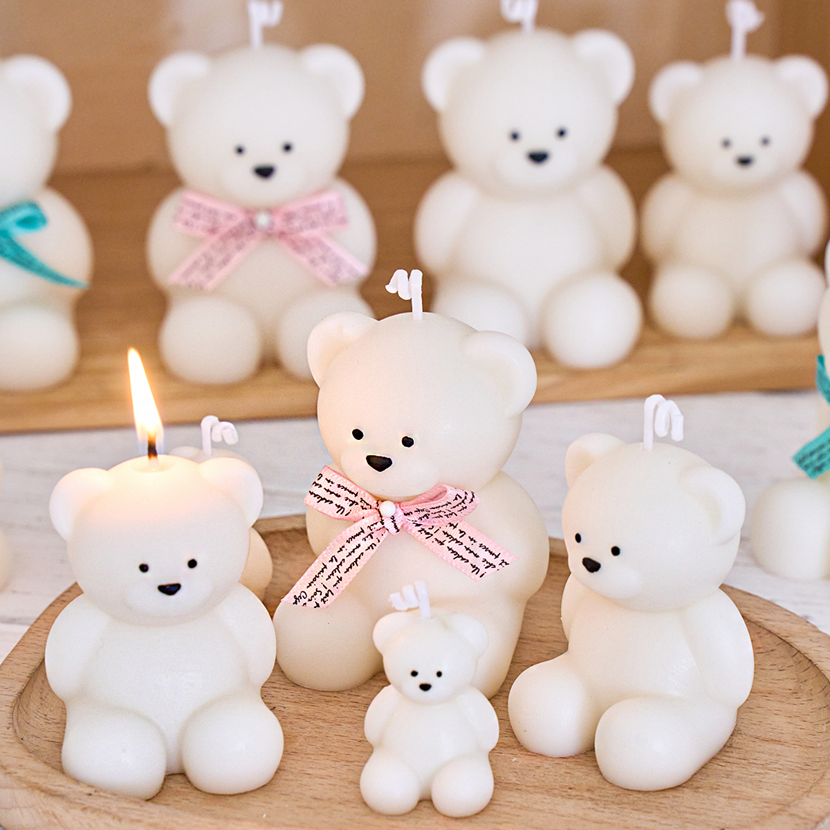 S/M/L Size Bear Silicone Candl – Candle Making Fat recenzja i cena