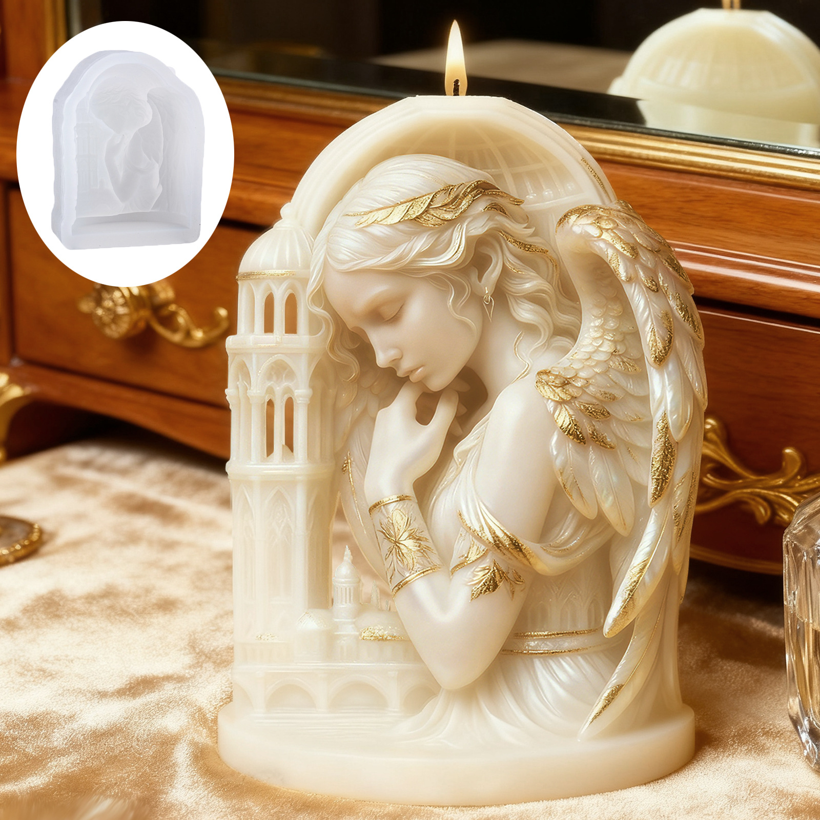 Angel Candle Mold Creative Sce – Candle Mold Silicone recenzja i cena