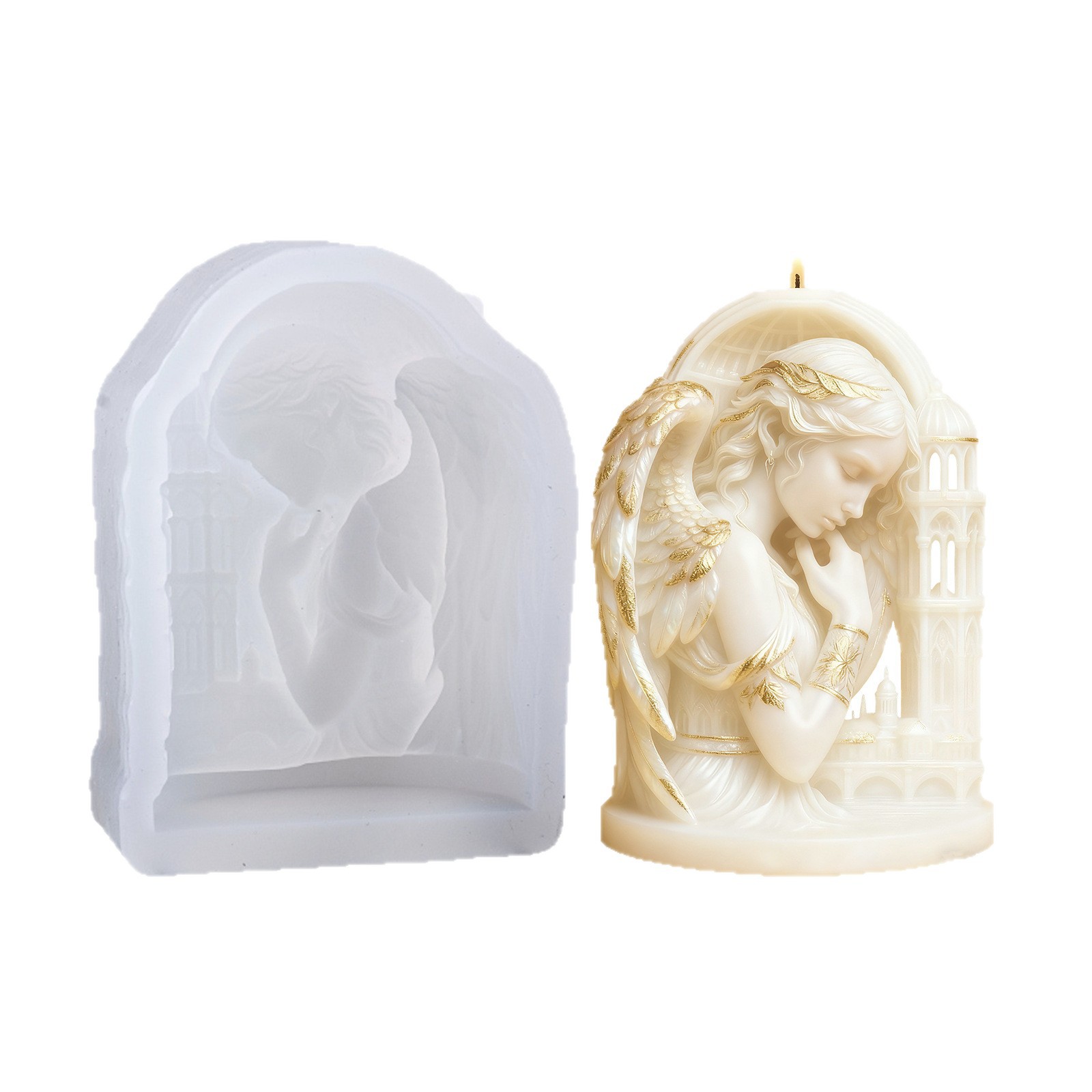 Angel Candle Mold Creative Sce – Candle Mold Silicone recenzja i cena