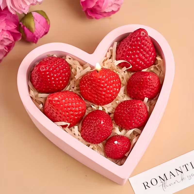 Strawberry Silicone Candle Mol – Candle Making Party recenzja i cena