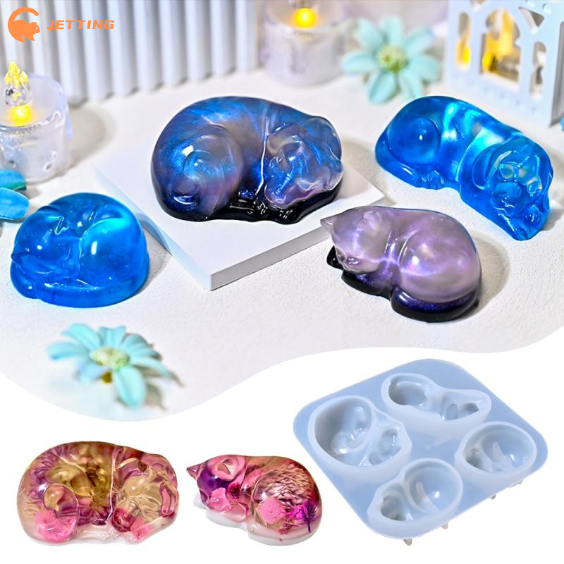 1PCS Sleeping Cat Dog Ornament – Candle Mold Silicone recenzja i cena