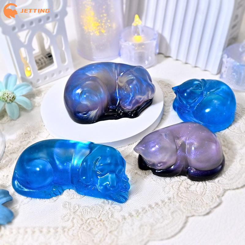1PCS Sleeping Cat Dog Ornament – Candle Mold Silicone recenzja i cena