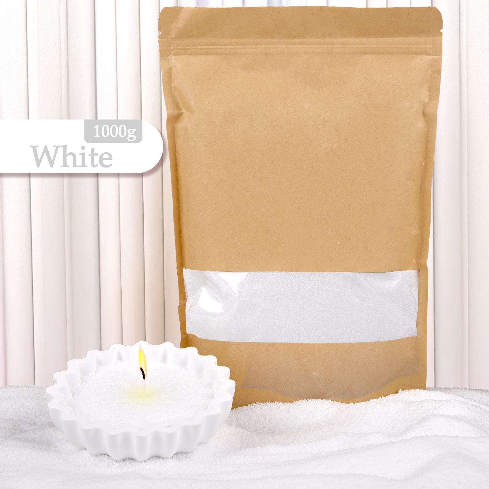 500g-1kg Sand Wax Ice Flower W – Candle Making Material Wholesale recenzja i cena