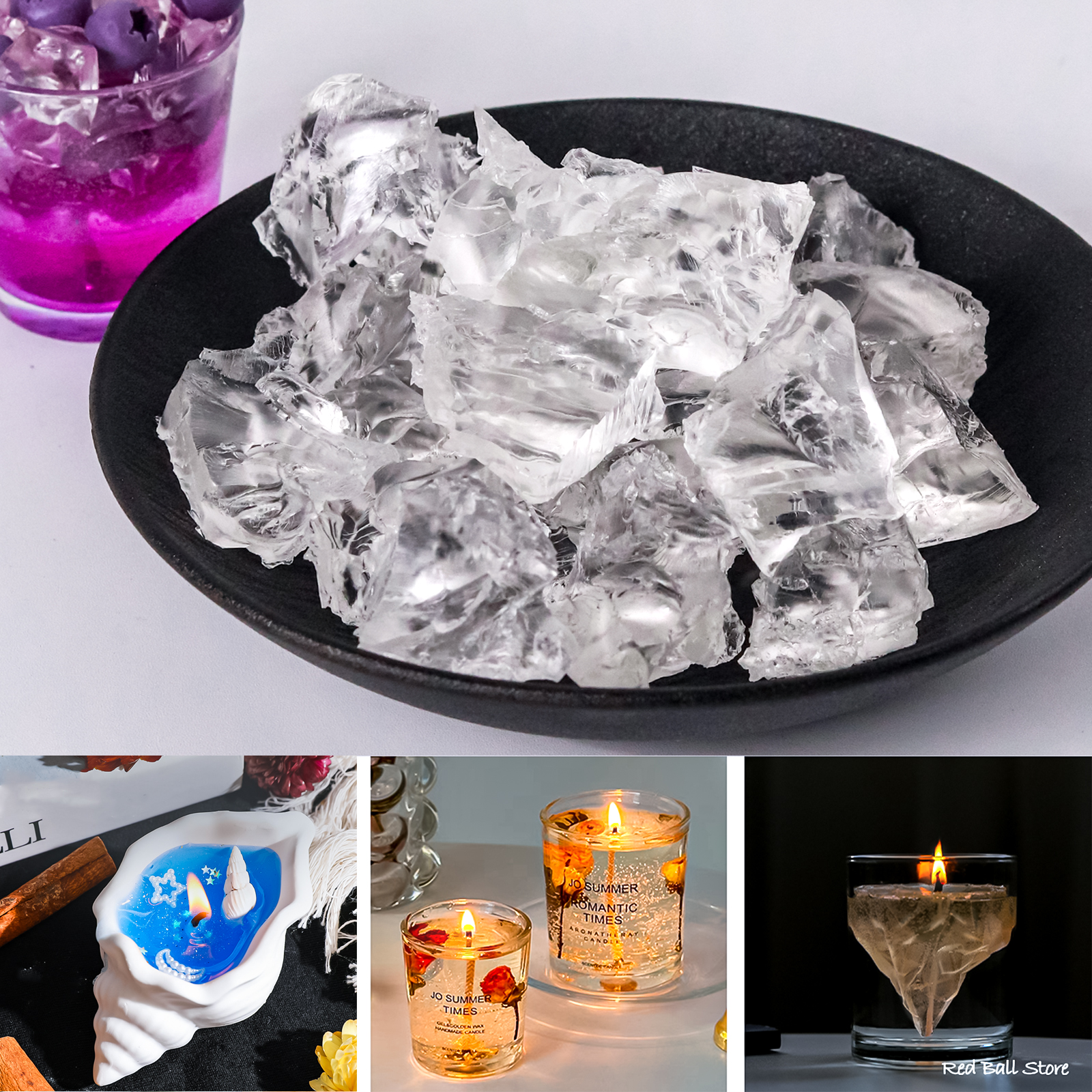 100G Jelly Wax Wholesale Color – Candle Making Material Wholesale recenzja i cena