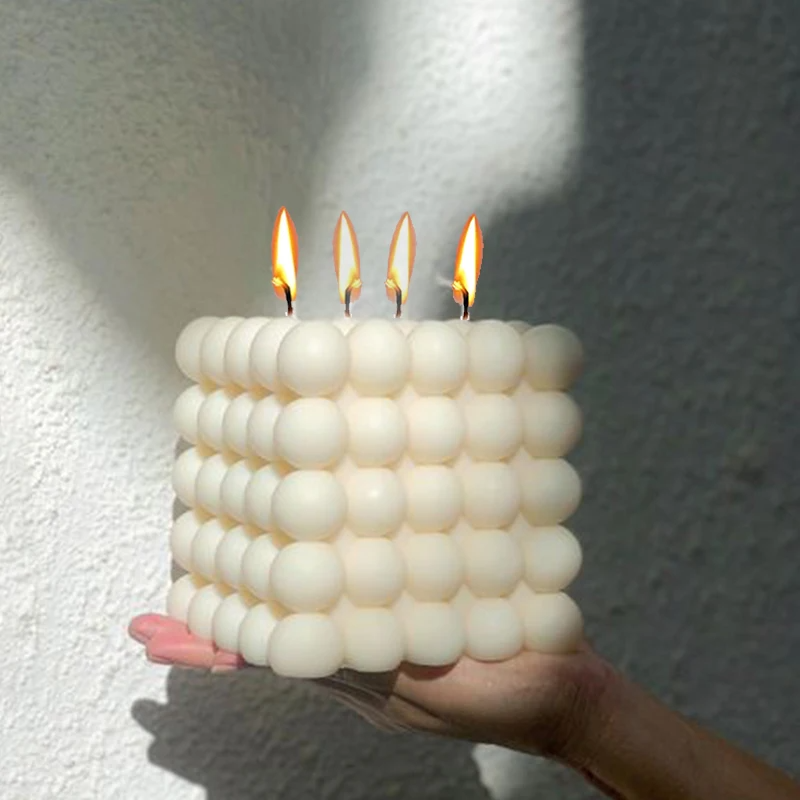 Large Bubble Cube Candles Sili – Candle Mold Silicone recenzja i cena