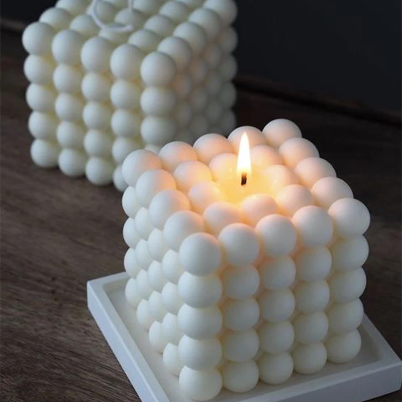 Large Bubble Cube Candles Sili – Candle Mold Silicone recenzja i cena