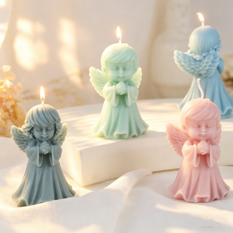 3D Praying Angel Silicone Cand – Candle Making Kit For Kids recenzja i cena
