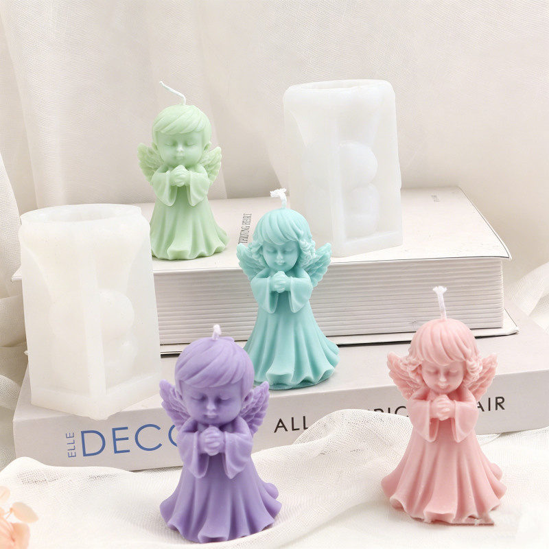 3D Praying Angel Silicone Cand – Candle Making Kit For Kids recenzja i cena