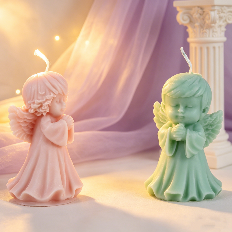 3D Praying Angel Silicone Cand – Candle Making Kit For Kids recenzja i cena