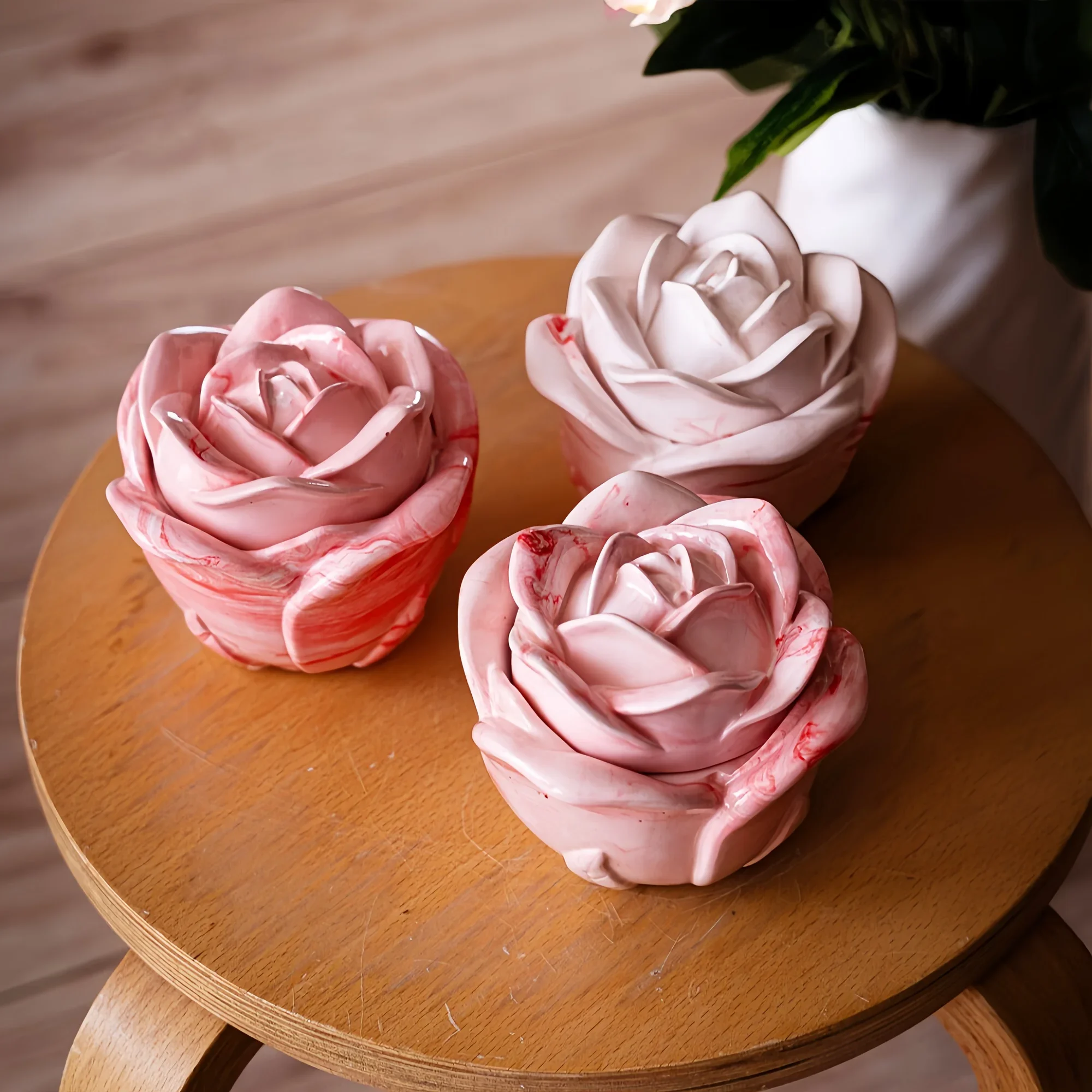 2-Piece Set Rose Shaped Silico – Candle Mold Silicone recenzja i cena