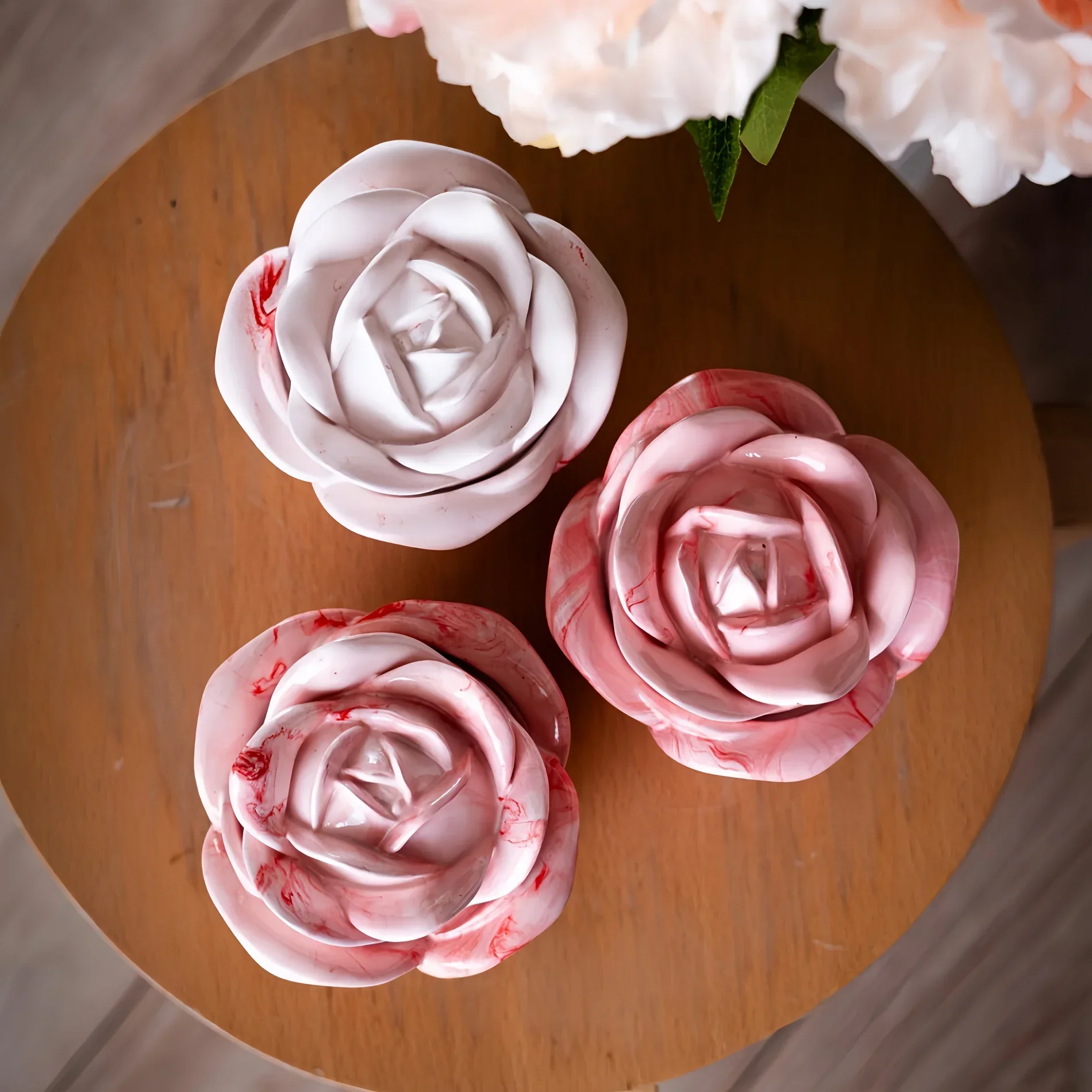 2-Piece Set Rose Shaped Silico – Candle Mold Silicone recenzja i cena