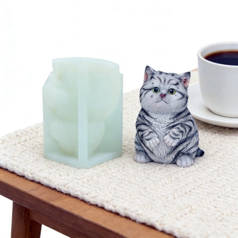 DIY Standing Fat Cat Silicone  – Candle Making Fat recenzja i cena