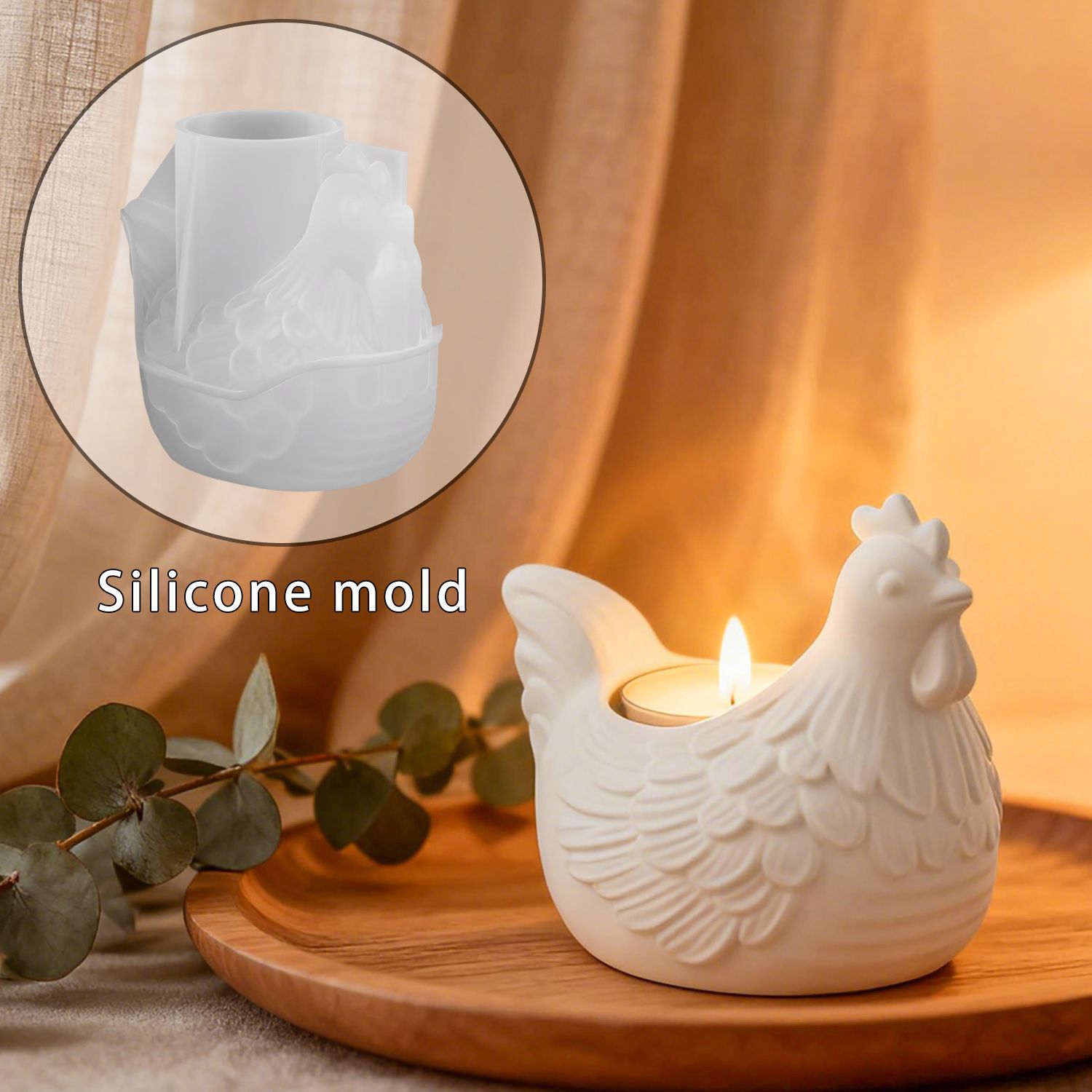 DIY 3D Little Chicken Candle H – Candle Mold Silicone recenzja i cena