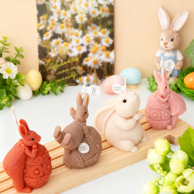 3D Easter Rabbit Silicone Mold – Candle Making Fat recenzja i cena