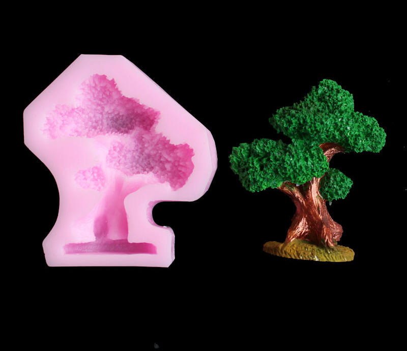 Pine tree silica gel mold DIY  – Candle Mold Silicone recenzja i cena