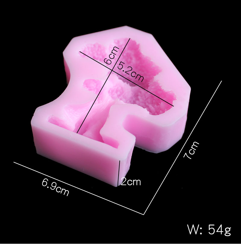 Pine tree silica gel mold DIY  – Candle Mold Silicone recenzja i cena