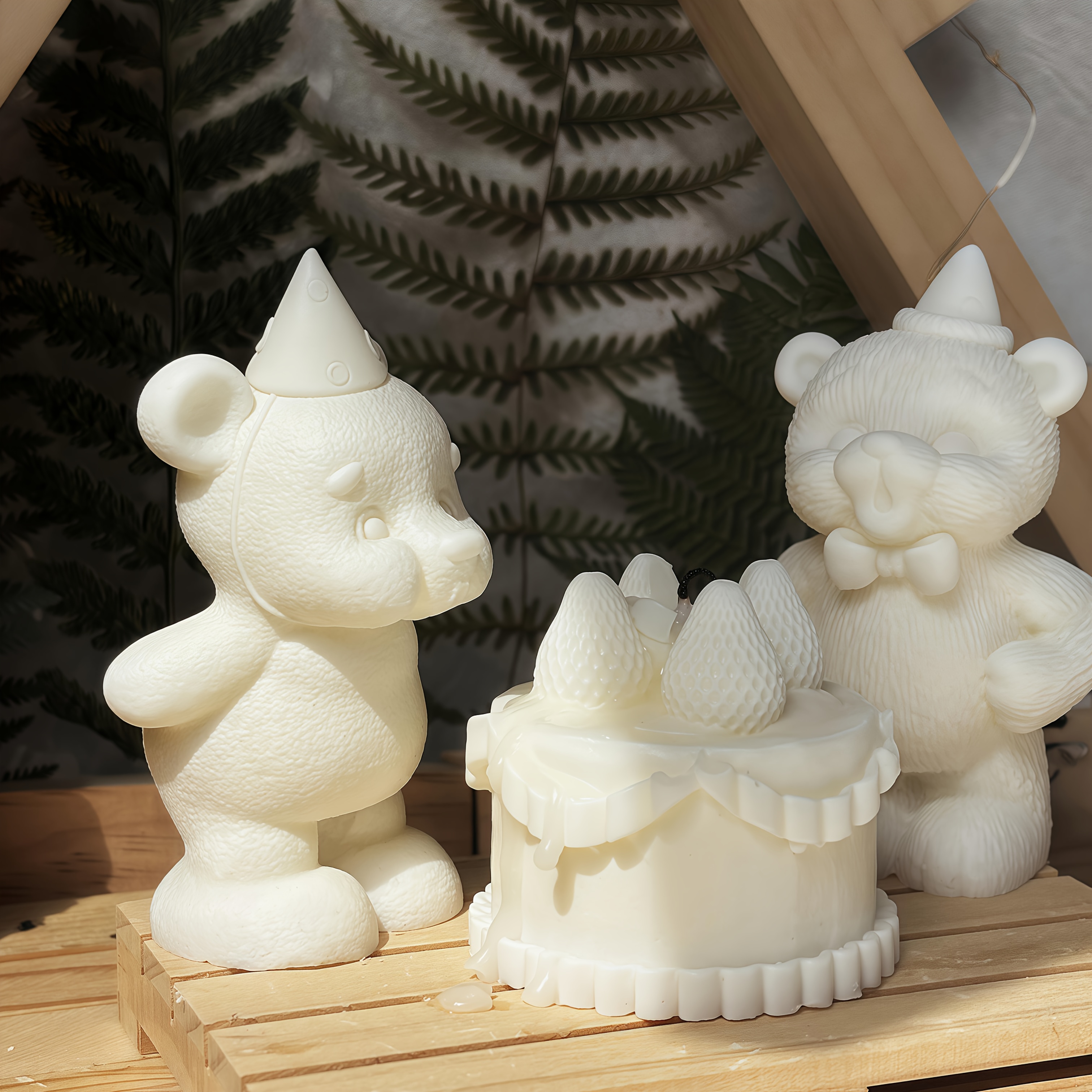 DNEJIU Cute Bear Silicone Mold – Candle Mold Silicone recenzja i cena